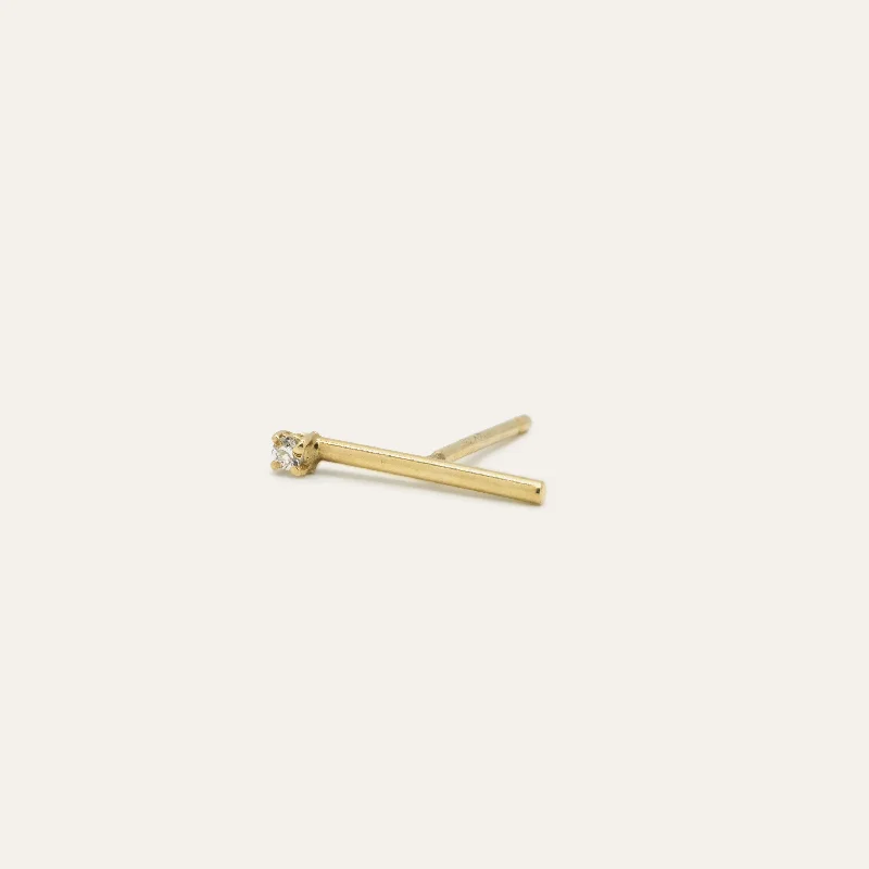 rose gold anklet chain Matchstick Earring