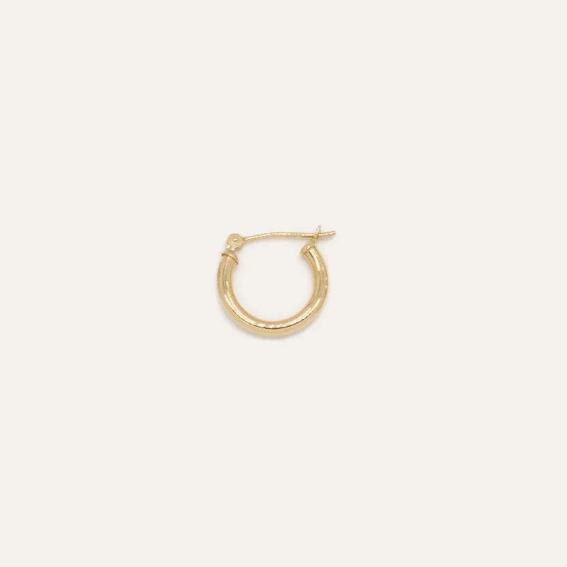 genuine amber pendant necklace NY Hoop, Medium