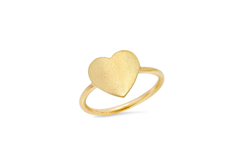 minimalist black pearl necklace MS X SRJ Solid Heart Pinky Ring