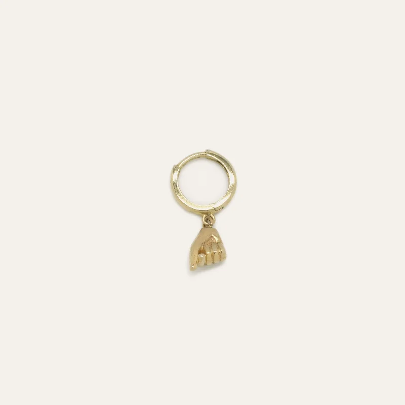 Celtic knot wedding band My Korean Heart Drop Earring