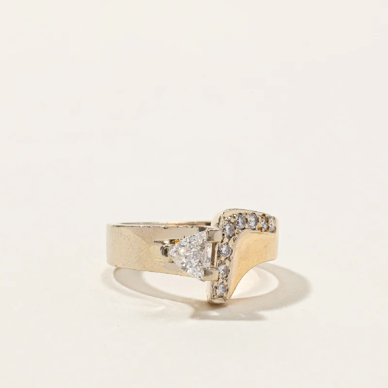 Offset Diamond Ring | 0.46ctw | SZ 5.75 |