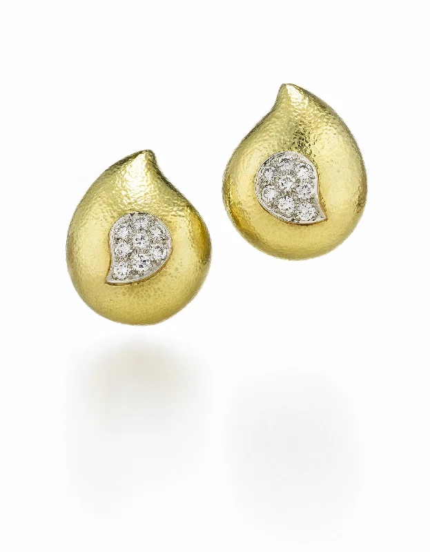 tiny opal stud earrings Paisley Earrings