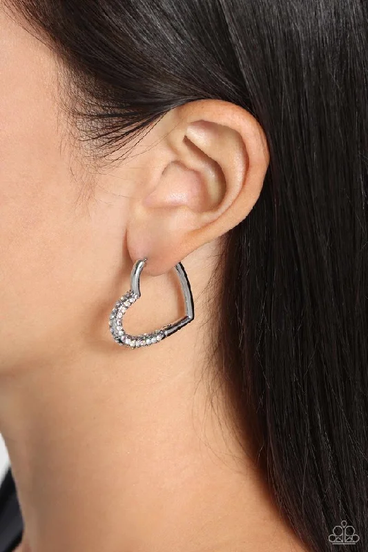 delicate angel wings necklace Paparazzi Earring ~ Be Mine, Valentine? - Multi