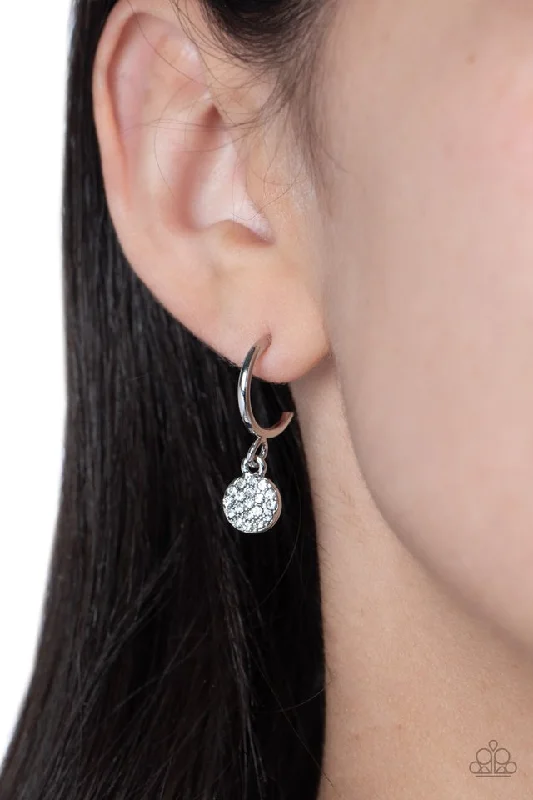 gothic bat ring sterling silver Paparazzi Earring ~ Bodacious Ballroom - White