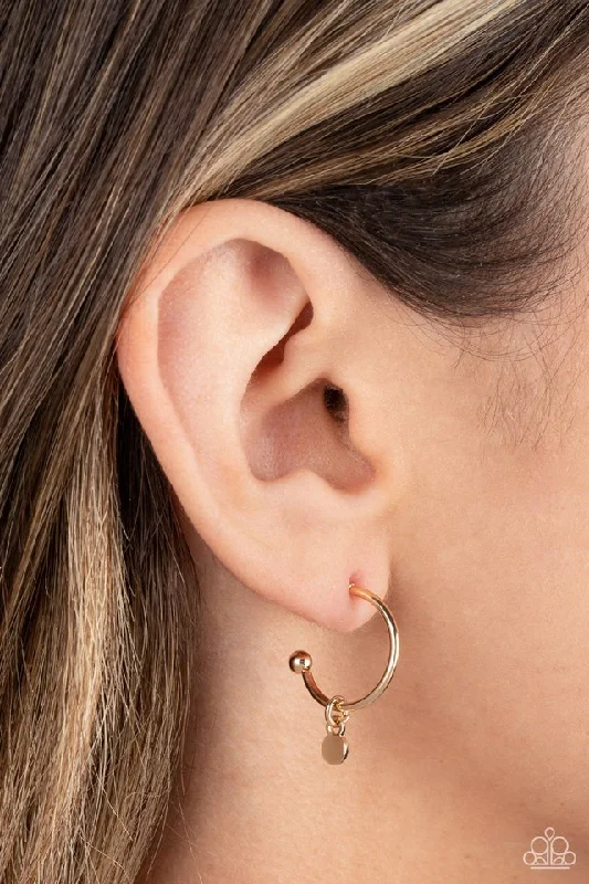 zodiac constellation bracelet silver Paparazzi Earring ~ Modern Model - Gold