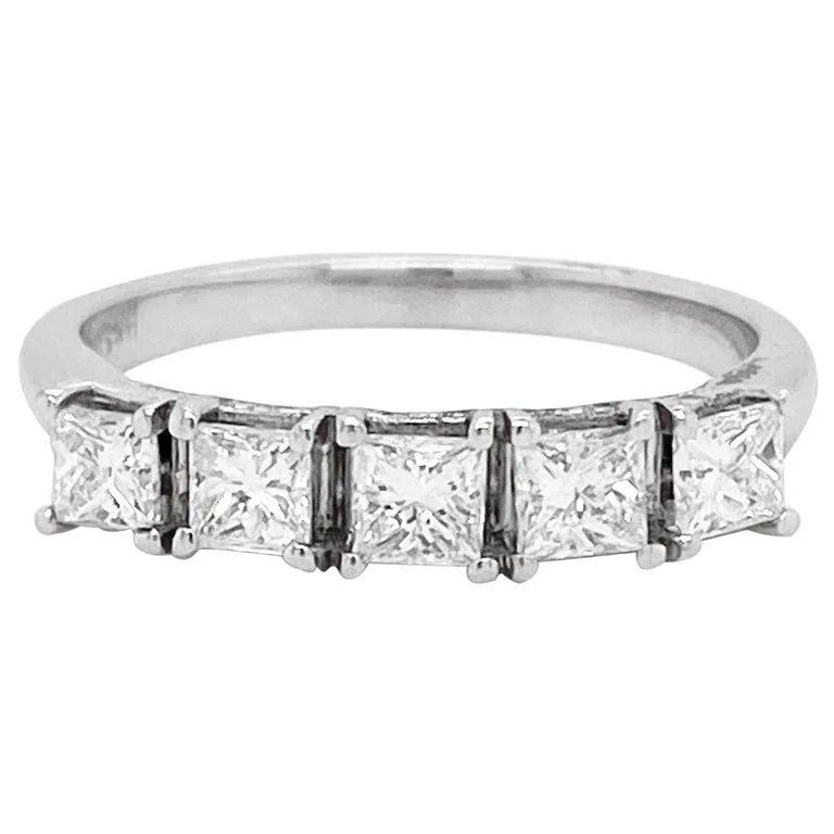 gold mesh bangle bracelet Princess Diamond Stackable Ring