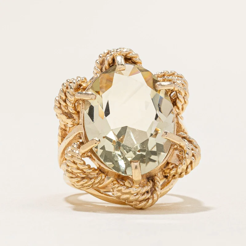 Quartz Ring | 16.00ct | SZ 6.25 |