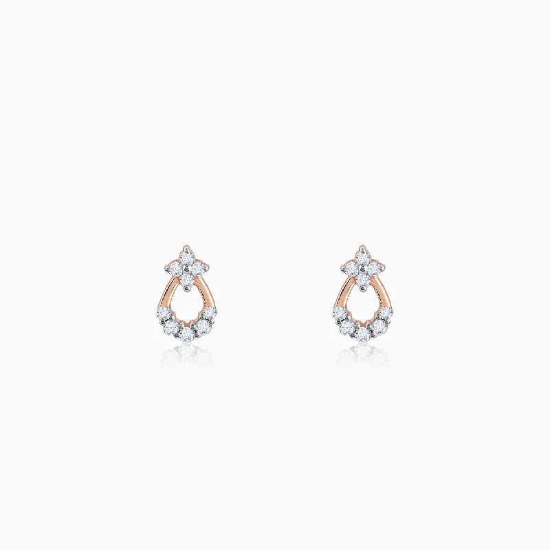 Rose Gold Blissful Dreams Diamond Earrings