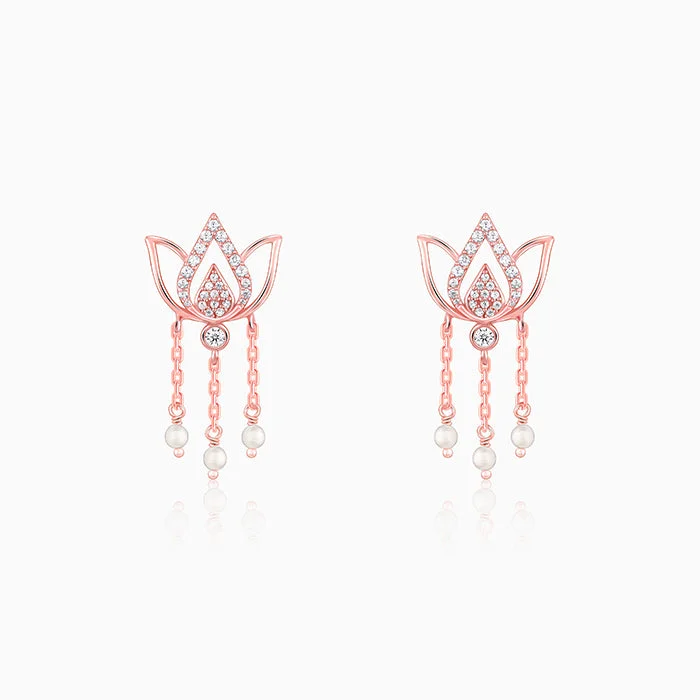 Rose Gold Kamala Earrings