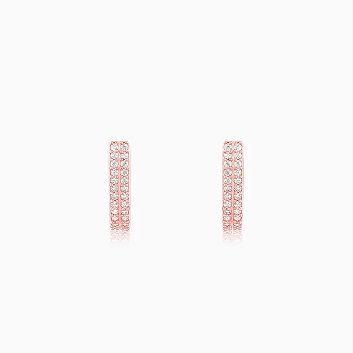 Rose Gold Slender Earrings