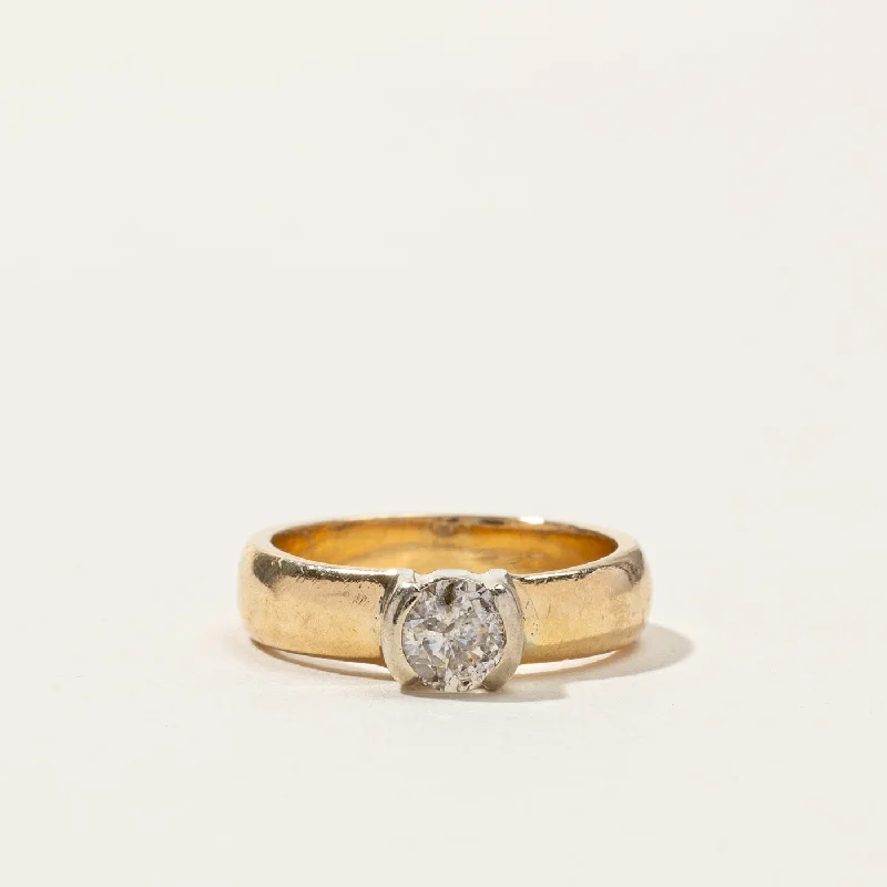 Semi Bezel Diamond Ring | 0.45ct | SZ 5 |