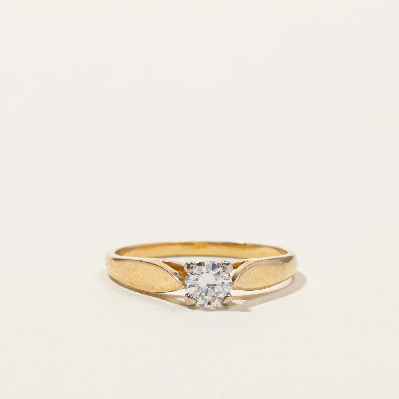 Solitaire Diamond Ring | 0.36ct | SZ 7.25 |