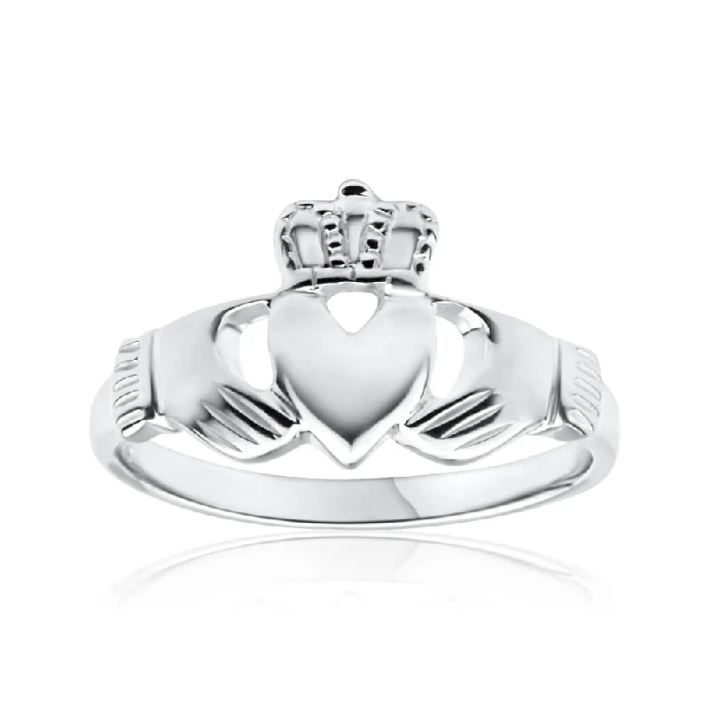 vintage citrine ring Sterling Silver Claddagh Ring