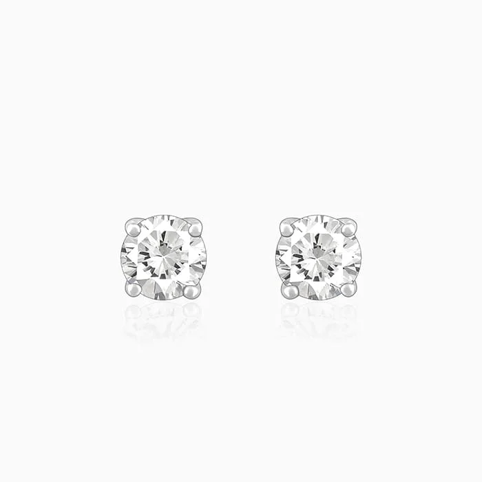 Anushka Sharma Silver Zircon Earrings