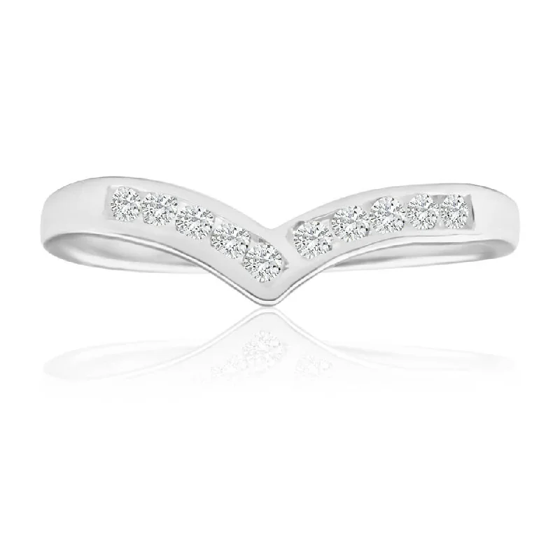 luxury emerald ring platinum Sterling Silver Zirconia Wishbone Ring