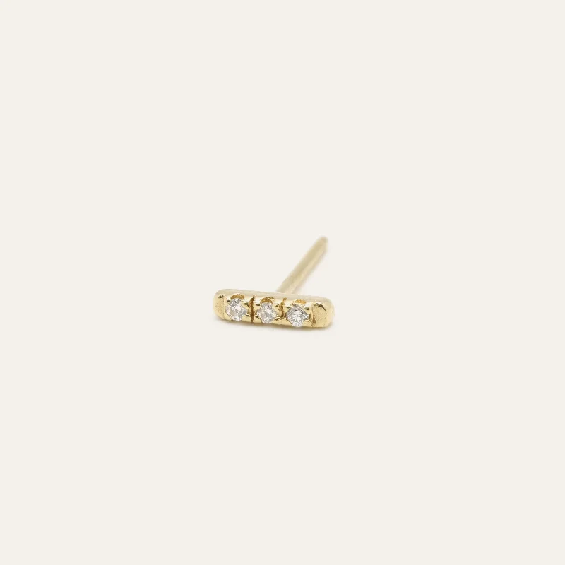 sapphire and diamond eternity ring Tic Tac Earring