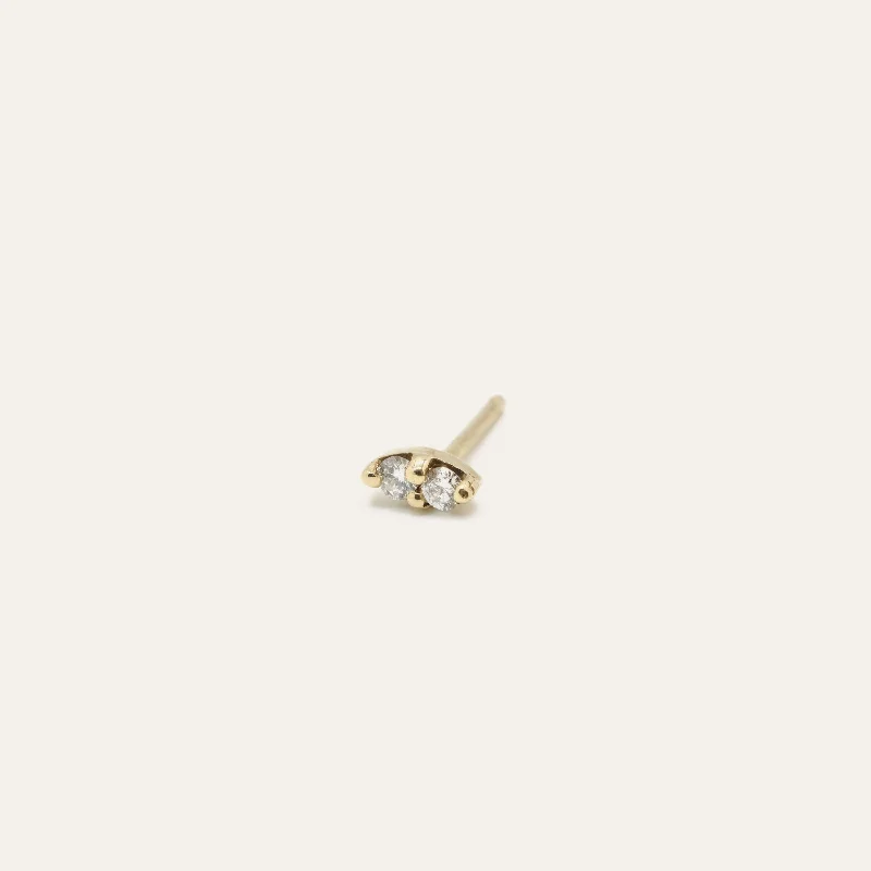unique blue topaz ring Twin Earring