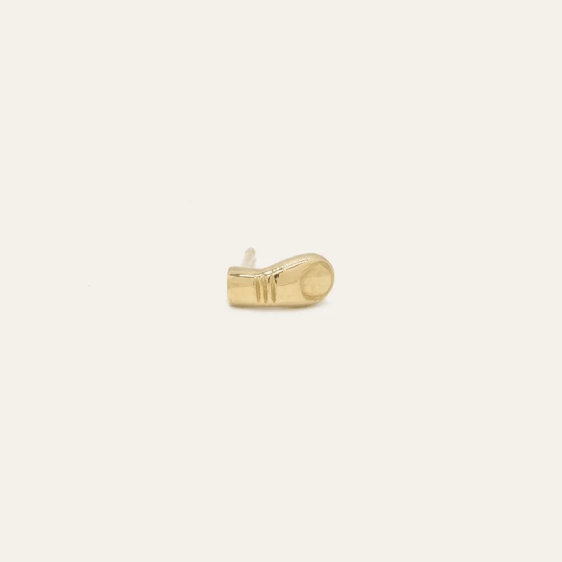 emerald-cut engagement ring halo Unbunion Earring