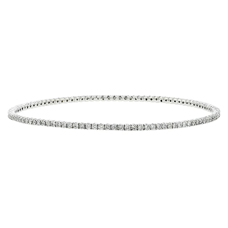 adjustable toe ring silver 14K White Gold 2.25-Carat Diamond Tennis Bracelet
