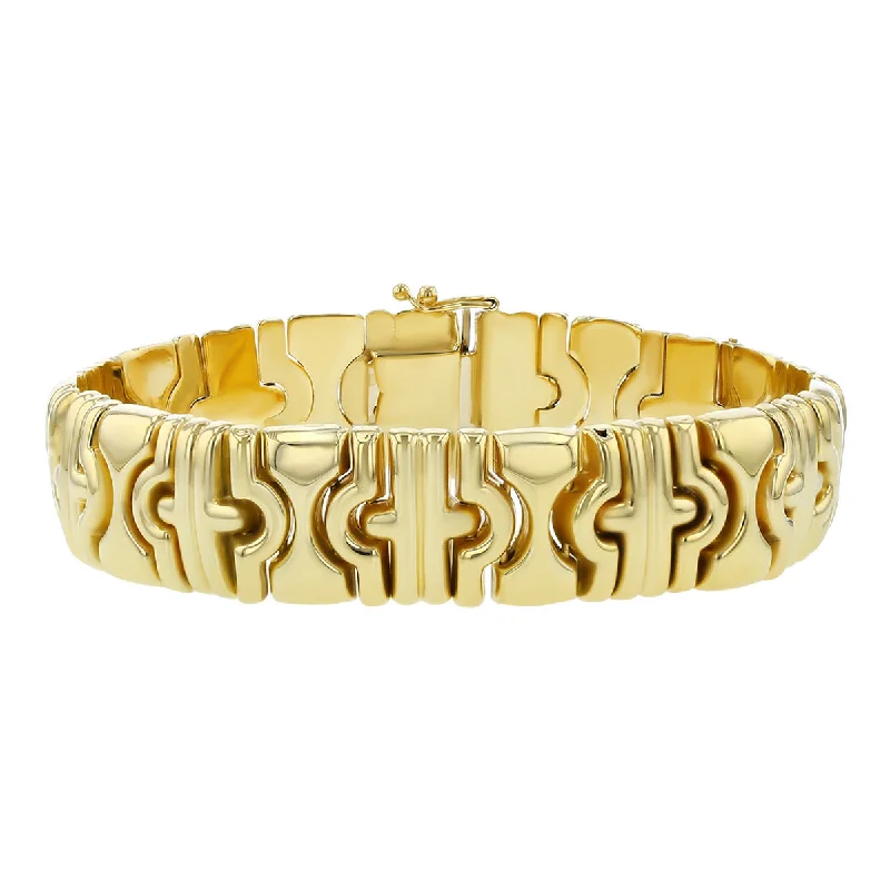 silver wedding band with engraving 14K Yellow Gold Byzantine Bracelet