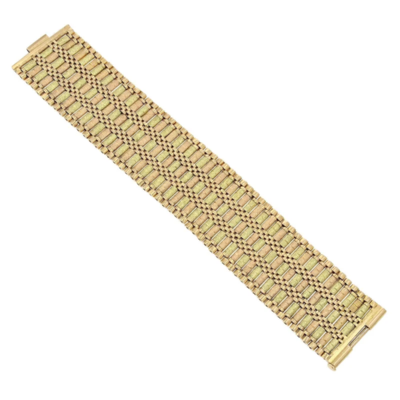 genuine ruby ring women 18K Yellow and 18K Rose Gold Bracelet