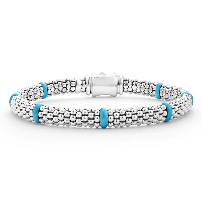 unique square diamond ring LAGOS 7 Station Blue Ceramic Caviar Bracelet in Sterling Silver unique square diamond ring LAGOS 7 Station Blue Ceramic Caviar Bracelet in Sterling Silver