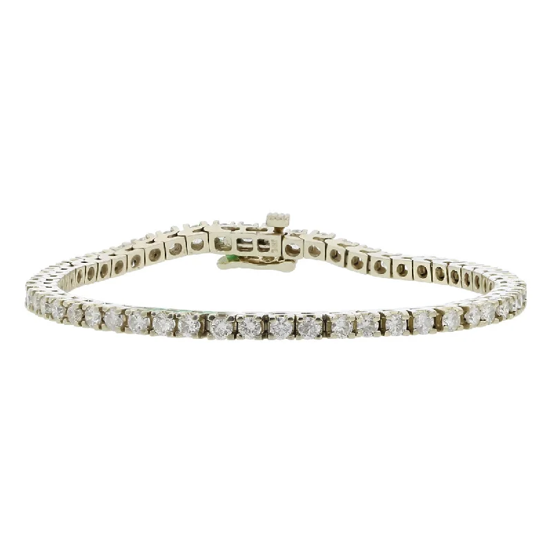 celestial sun charm anklet 4.00-Carat Diamond 14K Gold Tennis Bracelet