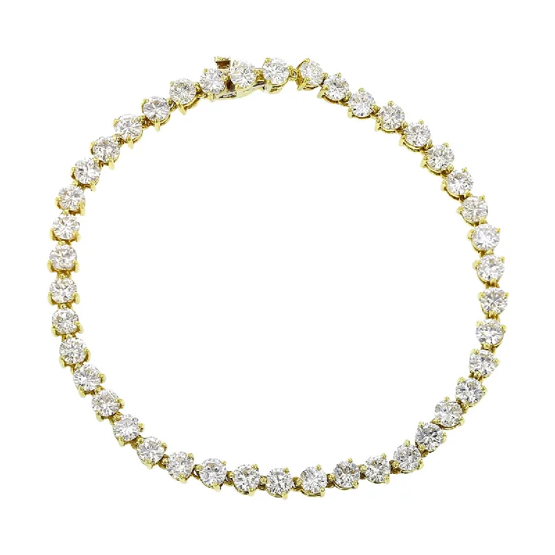 celestial moon and star bracelet 6.30-Carat Diamond 7-Inch Line Tennis Bracelet