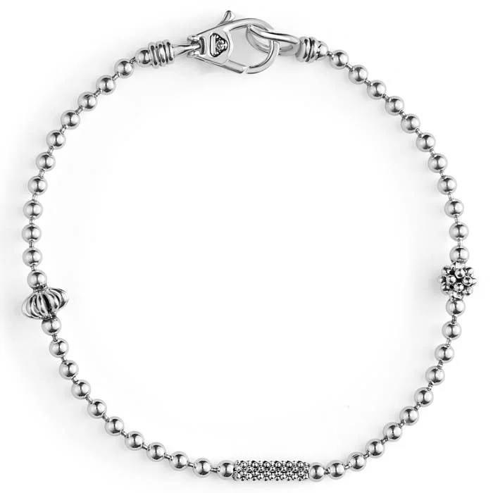 custom zodiac sign ring LAGOS 7.5" Caviar Icon Ball Chain Bracelet in Sterling Silver Size M custom zodiac sign ring LAGOS 7.5" Caviar Icon Ball Chain Bracelet in Sterling Silver Size M