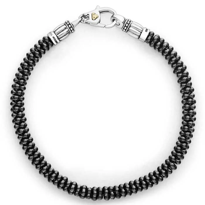 simple crystal earrings LAGOS 7.75" 5mm Black Caviar Beaded Bracelet in Sterling Silver Size 7 simple crystal earrings LAGOS 7.75" 5mm Black Caviar Beaded Bracelet in Sterling Silver Size 7