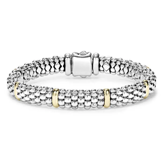 vintage sapphire necklace LAGOS 9MM Caviar Beaded Bracelet in Sterling Silver and 18K Yellow Gold - Size Medium (7) vintage sapphire necklace LAGOS 9MM Caviar Beaded Bracelet in Sterling Silver and 18K Yellow Gold - Size Medium (7)