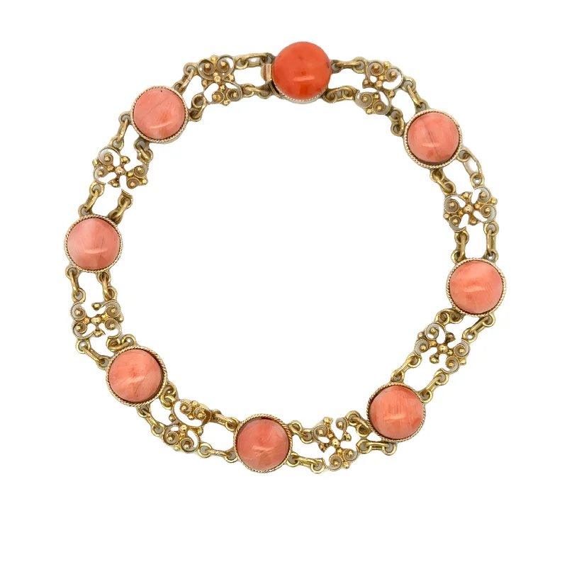 Antique Coral Bracelet