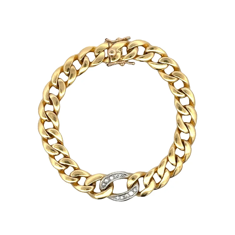 Antique Diamond Link Bracelet