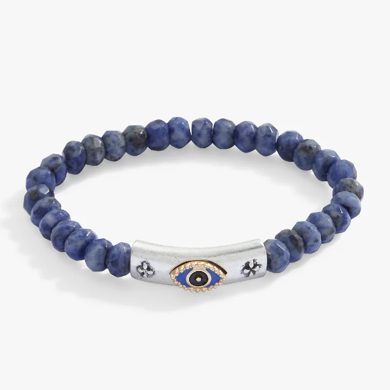 gemstone infinity bracelet Antique Evil Eye Stretch Bracelet