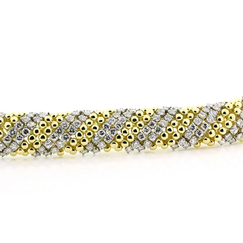 minimalist diamond stud earrings Balough 15 Carat Diamond 7-Inch 18K Bracelet