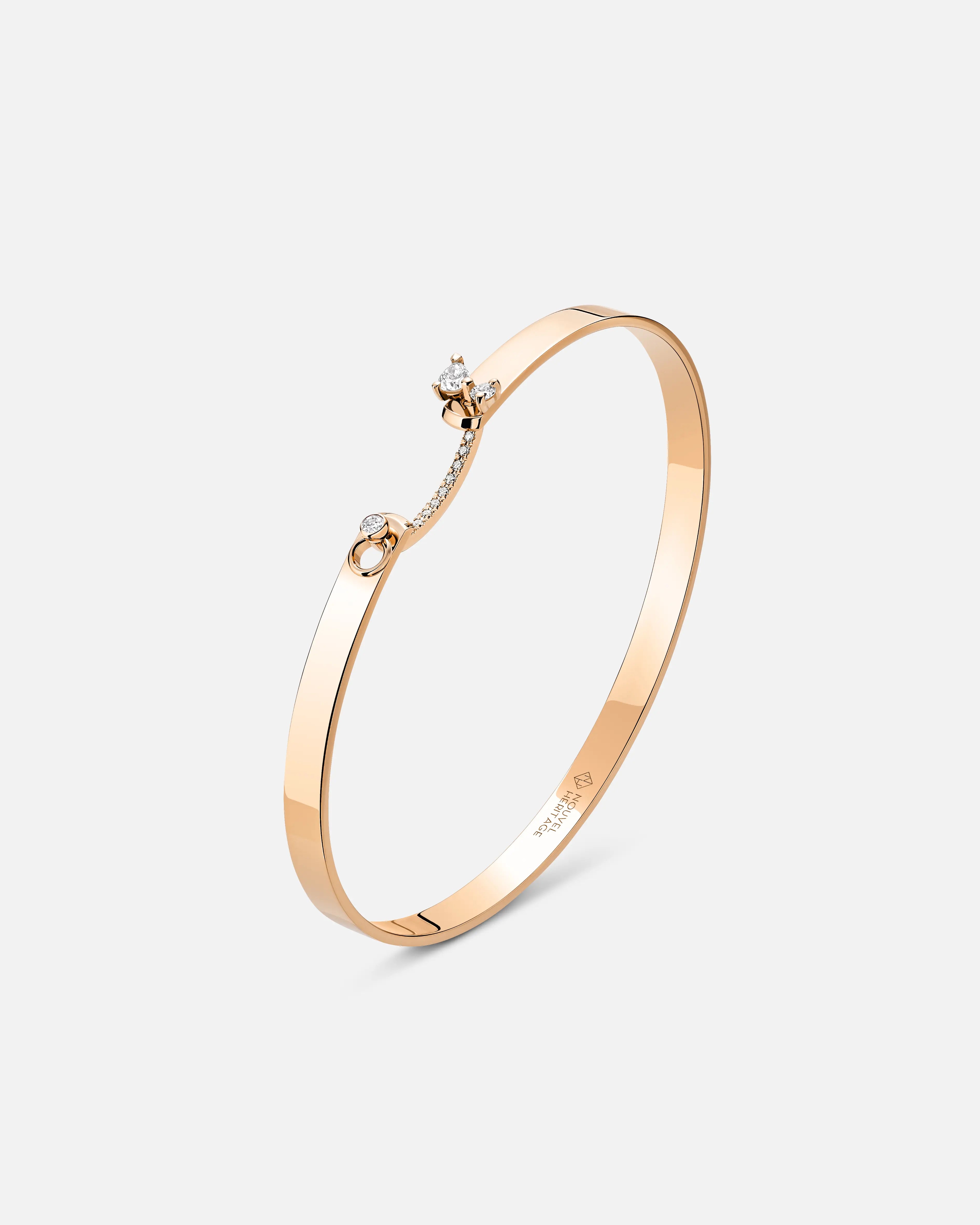 Cocktail Time Mood Bangle in Rose Gold