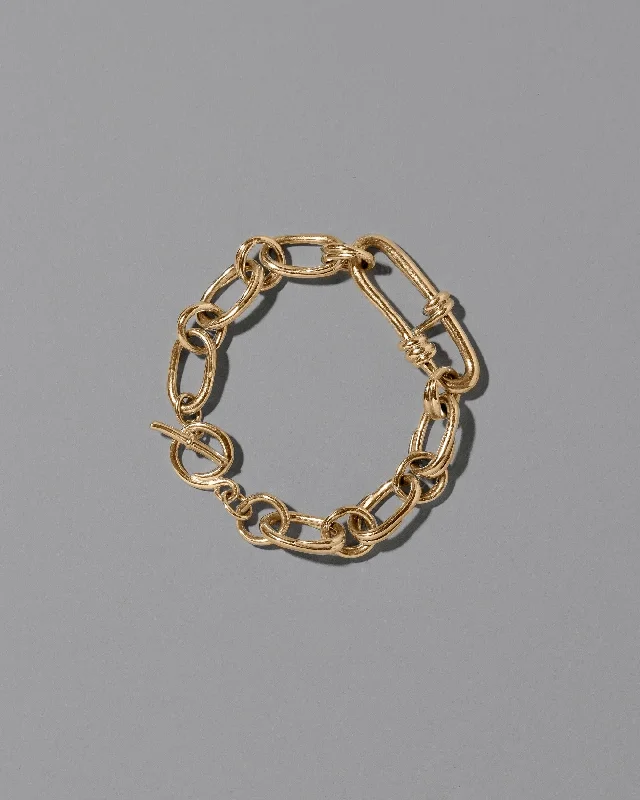 personalized zodiac birthstone necklace Canyon Bracelet - Solid Gold