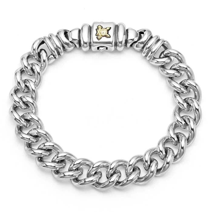 boho gemstone anklet LAGOS Anthem Curb Chain Bracelet in Sterling Silver and 18K Yellow Gold boho gemstone anklet LAGOS Anthem Curb Chain Bracelet in Sterling Silver and 18K Yellow Gold