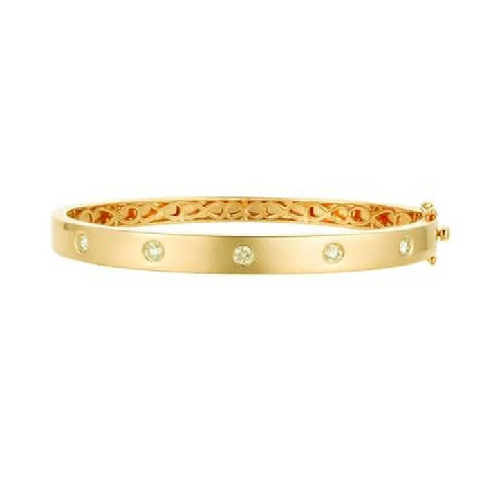 adjustable charm necklace Le Vian Bangle Bracelet featuring Nude Diamonds in 14K Honey Gold