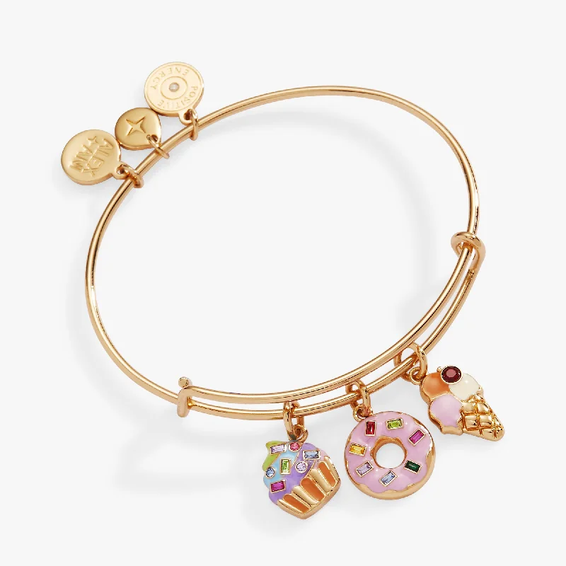 real opal engagement ring Sweet Treats Multi Charm Bangle