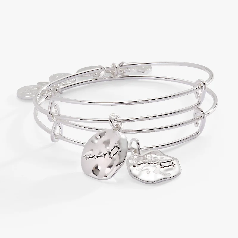 handmade lava stone bracelet Little Dipper BFF Bangle Set of 2