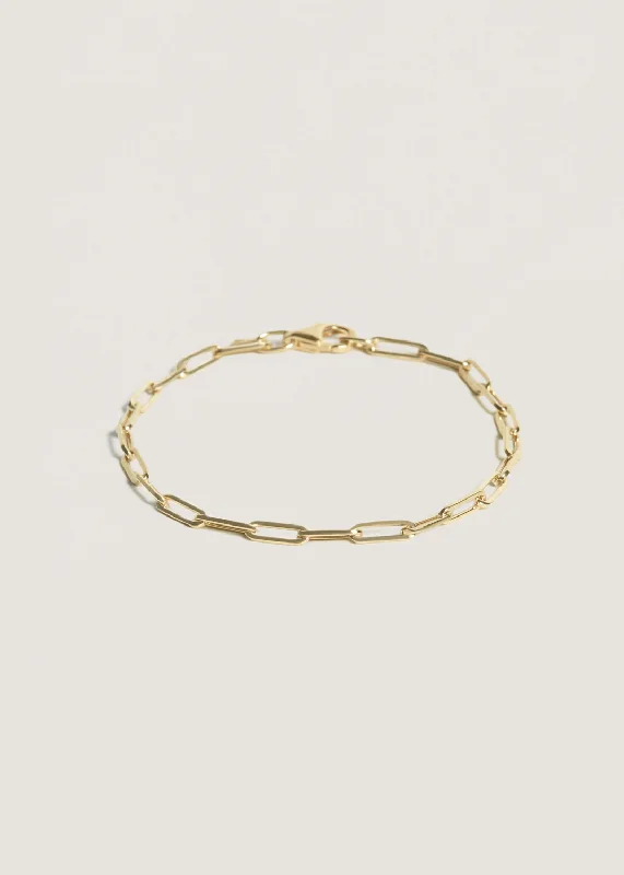 Paperclip Link Chain Bracelet