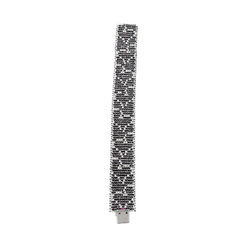 celestial crescent moon bracelet Roberto Coin Black Sapphire and Diamond Bracelet
