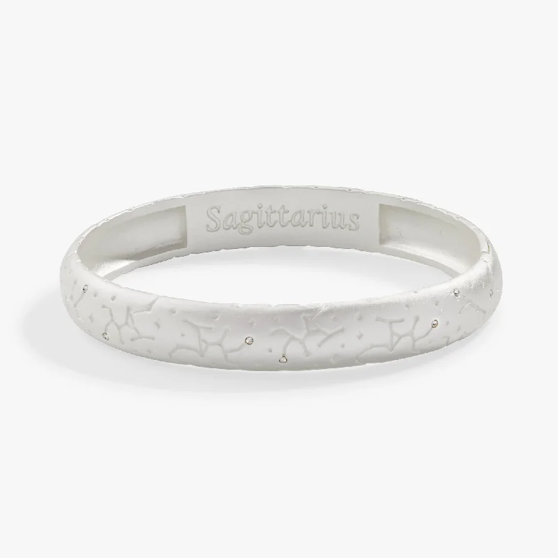 Sagittarius Zodiac Hinge Bangle