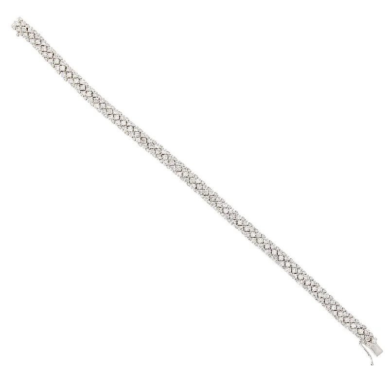 moissanite engagement ring affordable Salavetti 5.84 Carat Diamond 7-Inch Bracelet