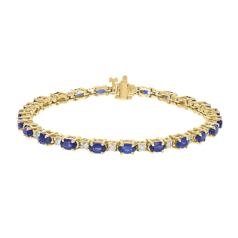 Sapphire and Diamond Bracelet