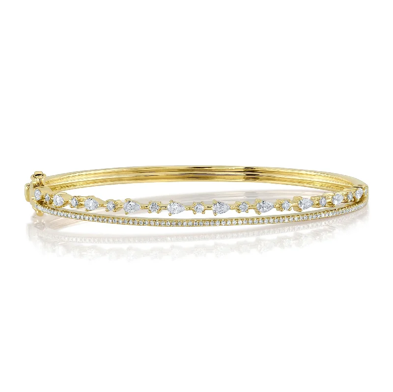 0.93CT DIAMOND BANGLE