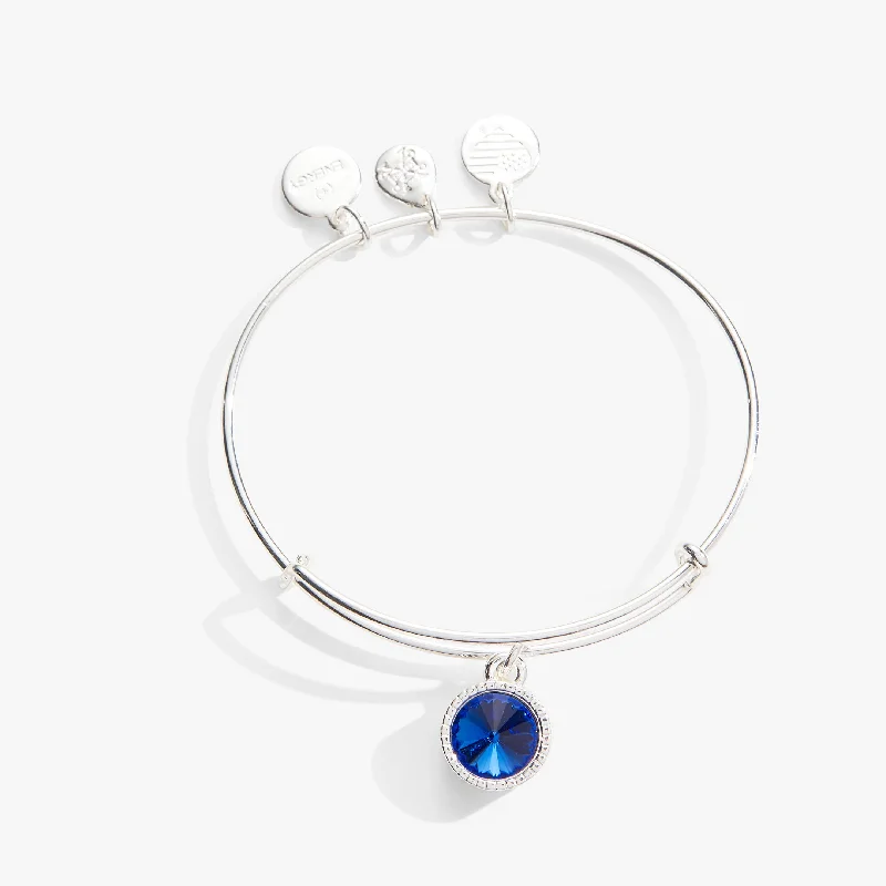 simple turquoise stud earrings September Birthstone Charm Bangle, Sapphire