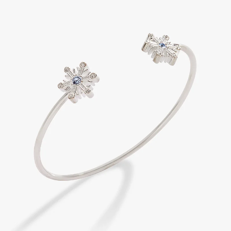 Snowflake Flex Cuff Bracelet