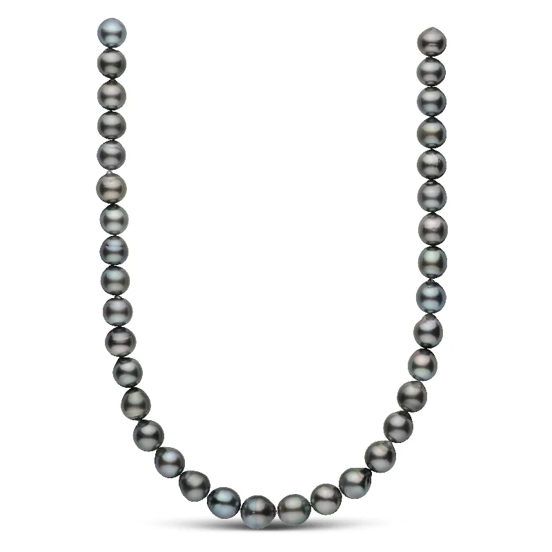 amethyst healing crystal necklace 11.0-12.4 mm AA+/AAA Tahitian Drop Necklace